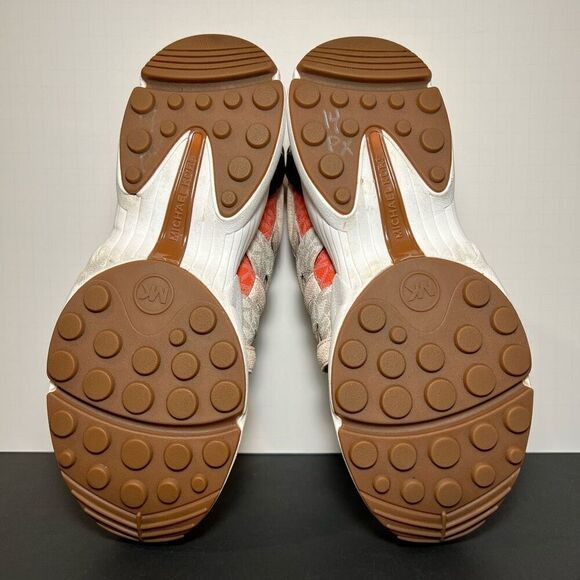 Womens MICHAEL KORS Hero Monogram Print Trainer Sneakers / Size 10 Medium - Picture 7 of 9